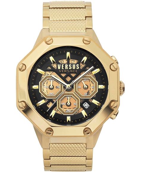 versus versace mens watch movement origin|versus Versace watch men price.